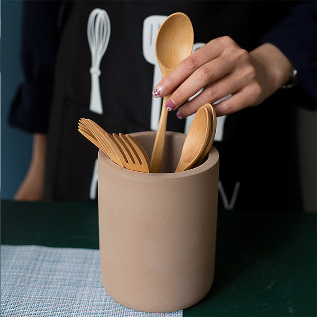 Diatomite Large Utensil Holder