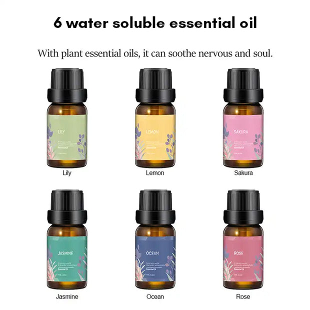 6pcs Water Soluble Essential Oil