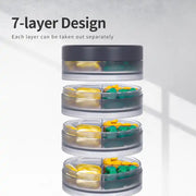 7 Days Pill Organizer - Solid White