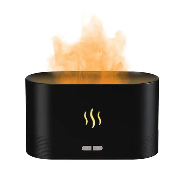 Flame Light Aroma Diffuser - Black