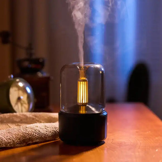 Candlelight Aroma Diffuser - Black