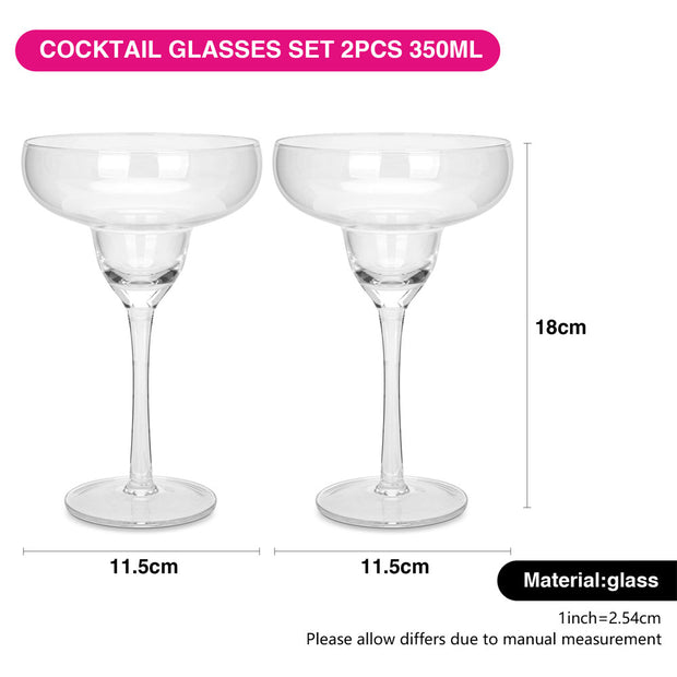 2pcs Cocktail Glasses