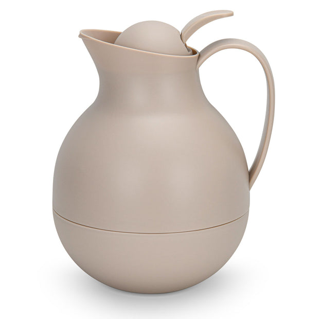 Circular 1000ml Vacuum Insulated Jug - Mocha Cream