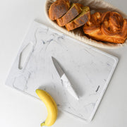 Plastic Cutting Board with Top Handle - Marble, 42*31cm