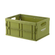 Foldable Stackable Storage Box - Olive Green