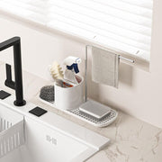 Long Sink Accessories with Cloth Rod Holder