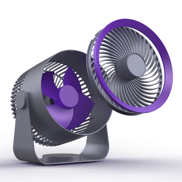 Rechargeable Desktop Fan - Purple