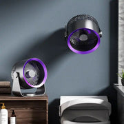 Rechargeable Desktop Fan - Purple