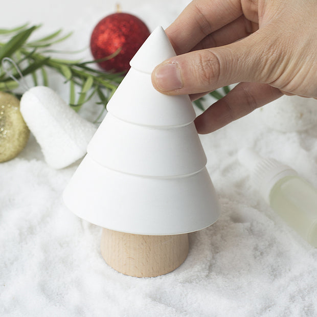 White Christmas Tree Aroma Stone