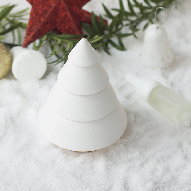 White Christmas Tree Aroma Stone