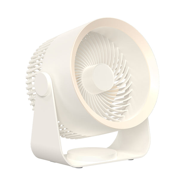 Rechargeable Desktop Fan - White