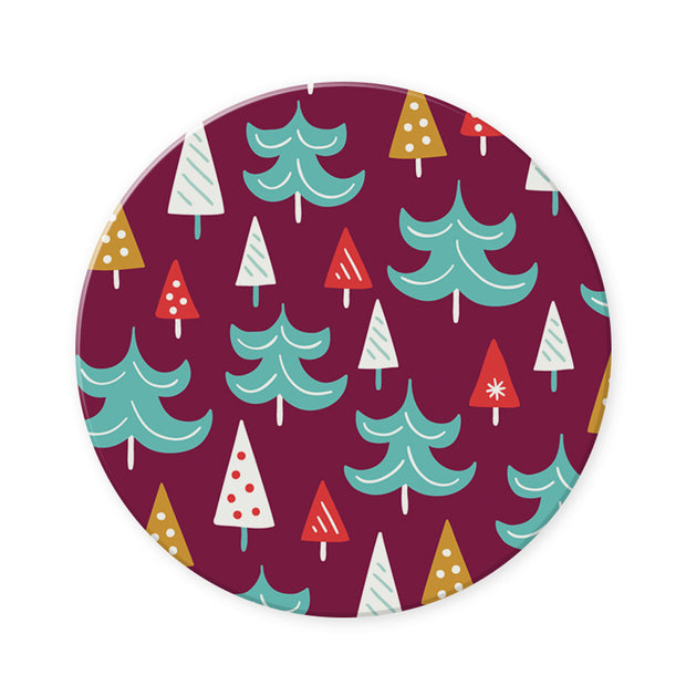 Diatomite Coaster - Wine Pattern