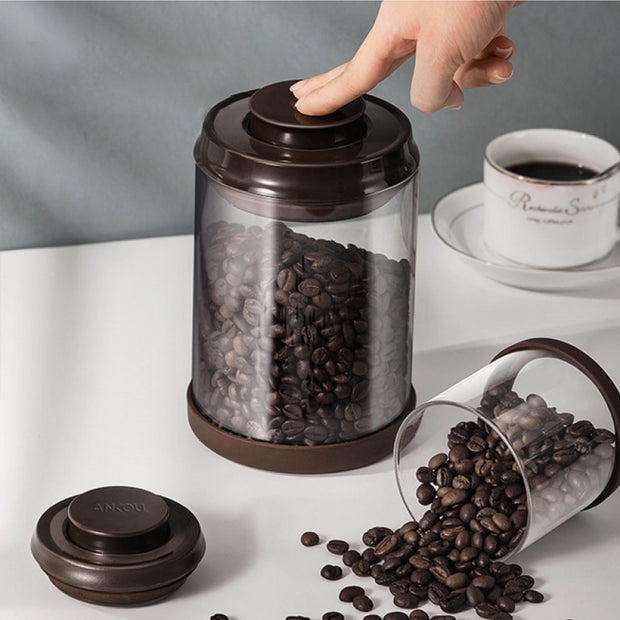 Airtight Coffee Beans Glass Container - 2000ml