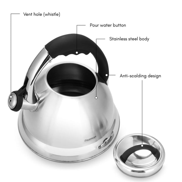 2.6L Maggie Stainless Steel Whistling Kettle