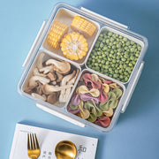 Removable 4 Grid Food Container - Square