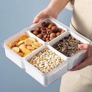 Removable 4 Grid Food Container - Square