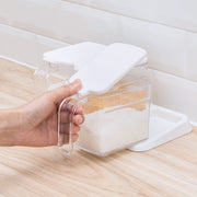 3pcs Clear Condiment Holder - White