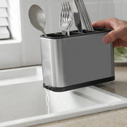 Stainless Steel 4 Compartment Utensil Holder