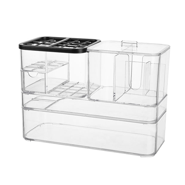 4pcs Stackable Cosmetic Organizer