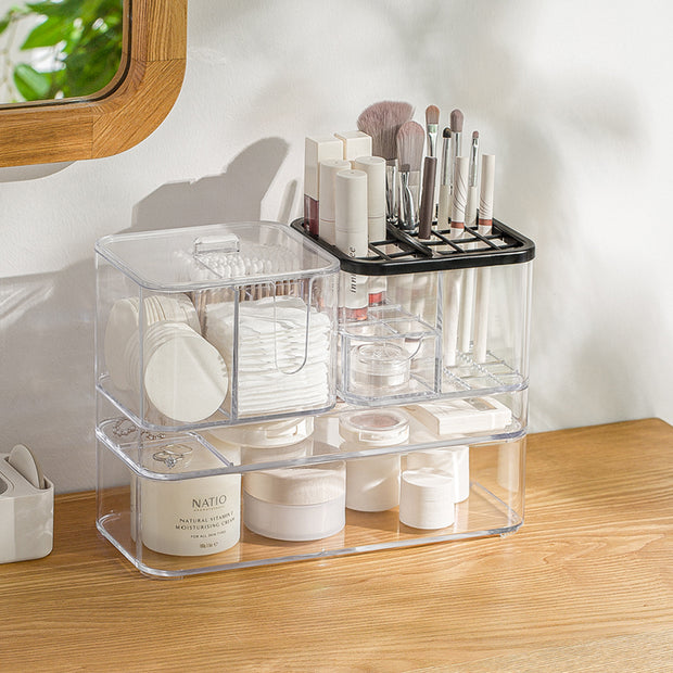 4pcs Stackable Cosmetic Organizer