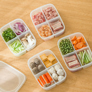 4 Compartment Food Container with Lid