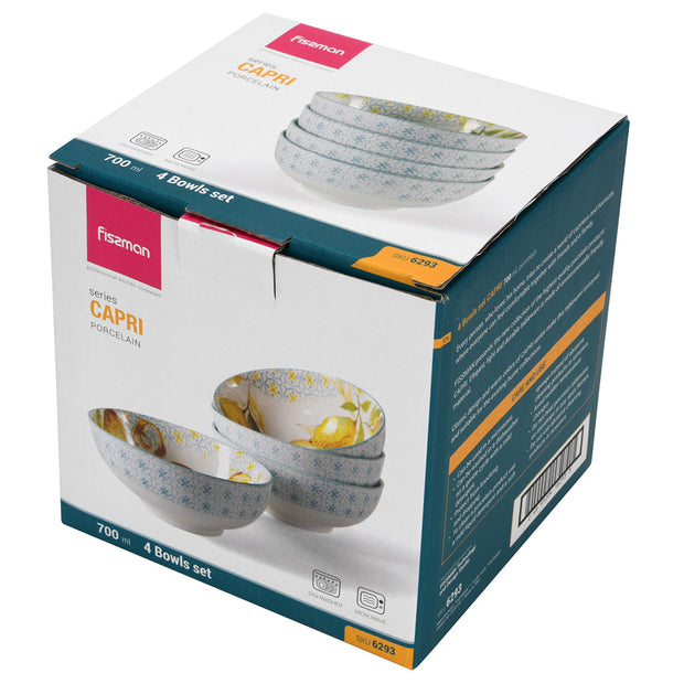 CAPRI 4pcs Porcelain Bowl Set