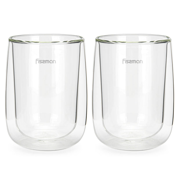 Bonbon 2pcs Double Wall Glass Cup - 350ml