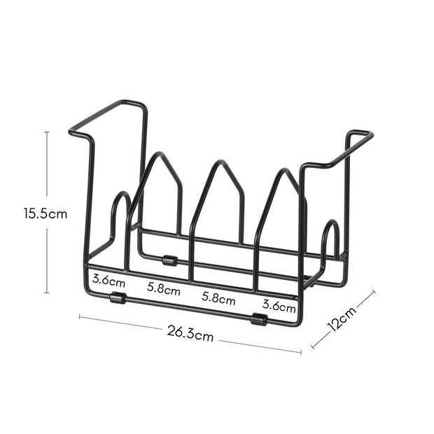 Dish Storage Rack - Black