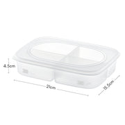 LOEZ 4-Layer Food Storage Container, Stackable Snack Container with Lid,  Dumpling Box, Gyoza Container, Cookie Storage Containers, Good Sealing,  Time