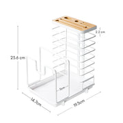 Kitchenware Accessories Holder - White