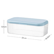 Desktop Cosmetic Storage Box - Blue