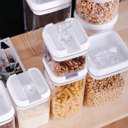 7pcs Stackable Airtight Food Container - White