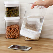 5pcs Stackable Airtight Food Container - White