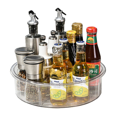 Clear Lazy Susan with Seperator