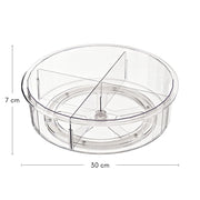 Clear Lazy Susan with Seperator