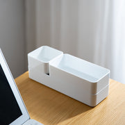 Stackable White Drawer Organizer - 3 Sizes