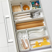 Stackable White Drawer Organizer - Small