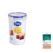 Tall Plastic Food Container - 1000ml x 2pcs