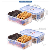 2 Compartments Plastic Food Container - 1150ml