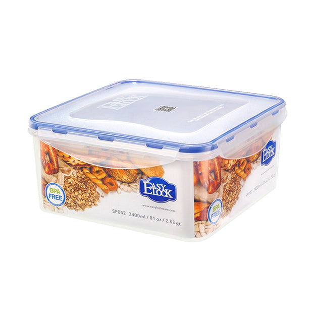 Rectangular Plastic Food Container - 2400ml