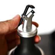 Oil & Vinegar Glass Bottle Dispenser with Measuring Scale - 570ml