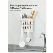 Suction Utensil Holder with Hooks