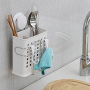 Suction Utensil Holder with Hooks