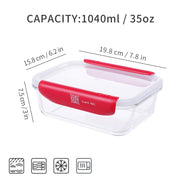 Smart Track Glass Food Container 1040ml
