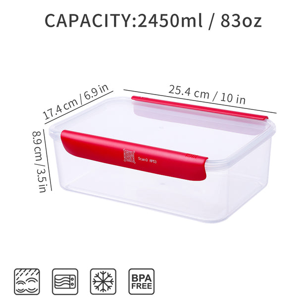 Smart Track Plastic Food Container - 2450ml