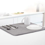 White Magic Dish Drying Mat - Charcoal