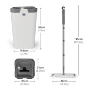 Mop X Flat Floor Mop and Bucket Set