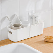 Ivory White Storage Box - Narrow