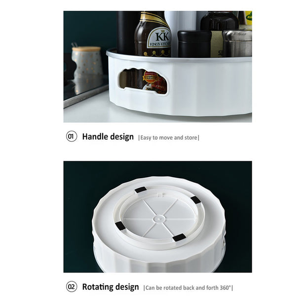 Rotating 360 Lazy Susan Organizer - Medium