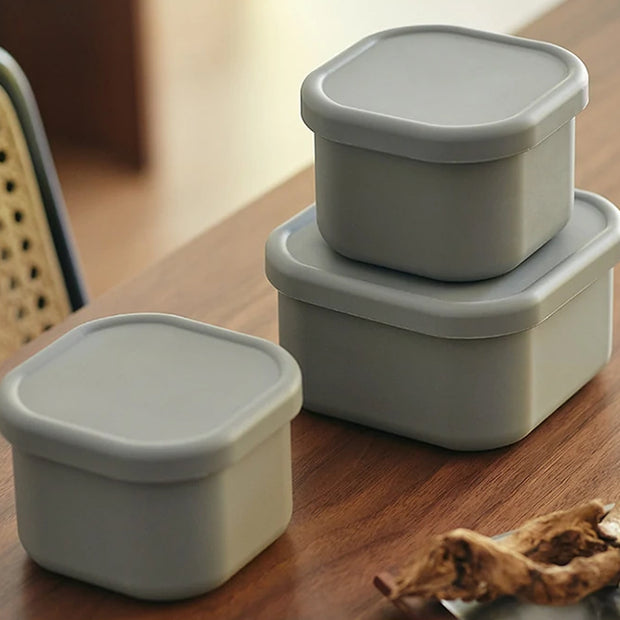 Silicone Container - Cool Gray